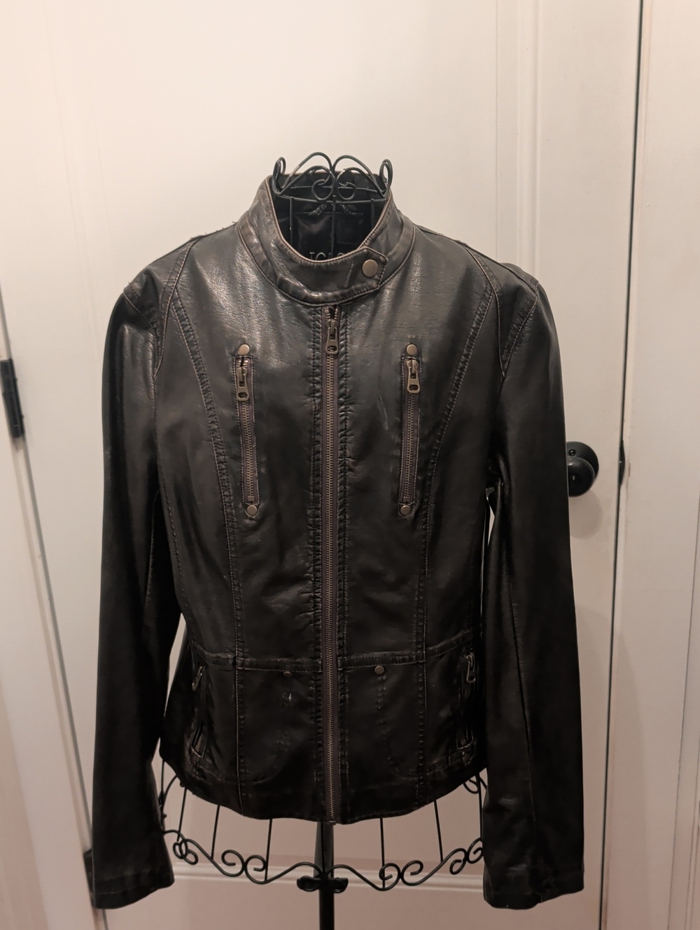 Faux Leather Jacket